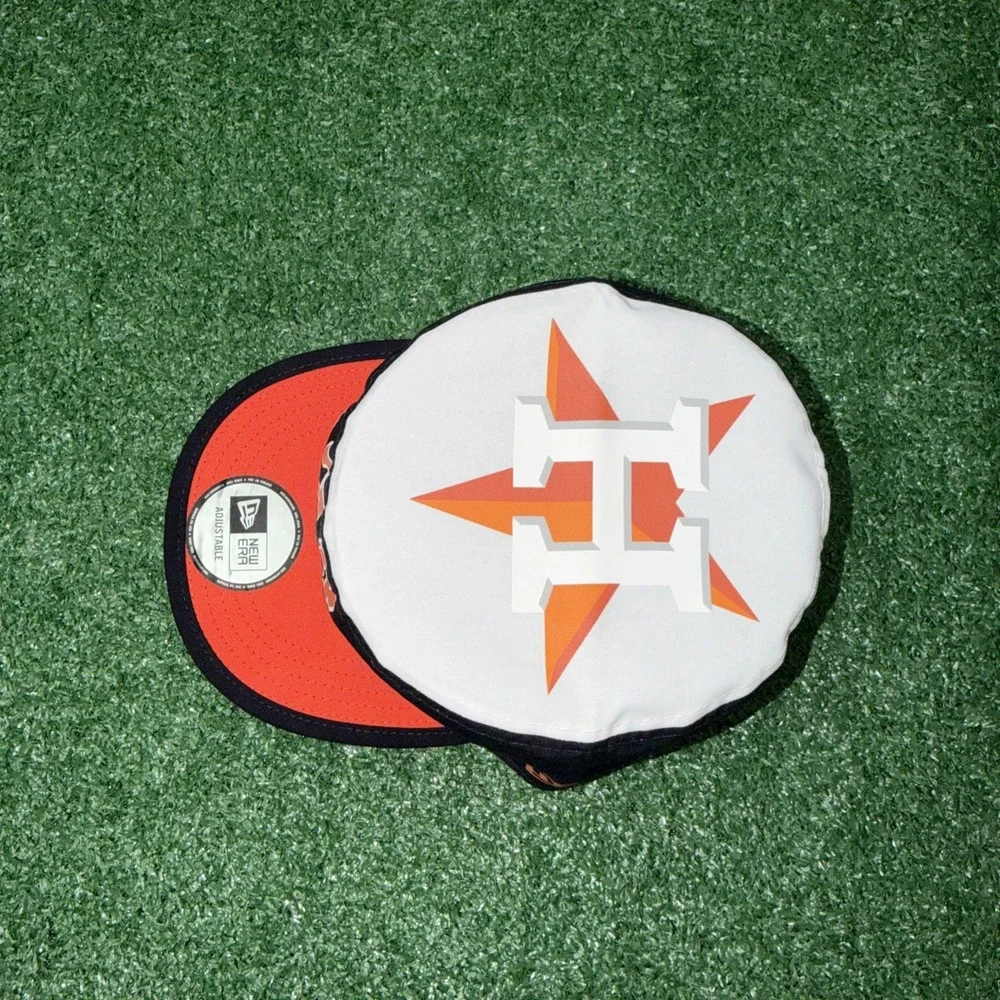 Men's New Era Retro Painter Hat Houston Astros MLB Adjustable Hat - Picture 6 of 7